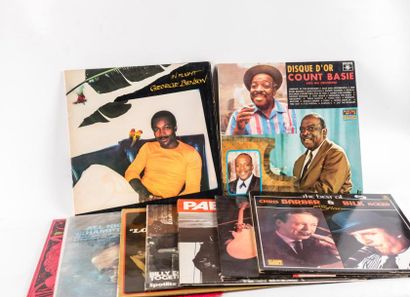 null Lot de 9 disques 33t dont 1 double de musique Jazz comprenant 33t Chris Barber...