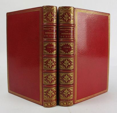 BRILLAT-SAVARIN (Jean Anthelme). Physiologie du goût. Paris, Jouaust, 1879. 2 vol....