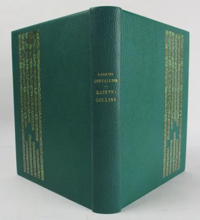 CHEVALLIER (G). Sainte-Colline. Paris, Librairie de France, (1947). In-8, chagrin...