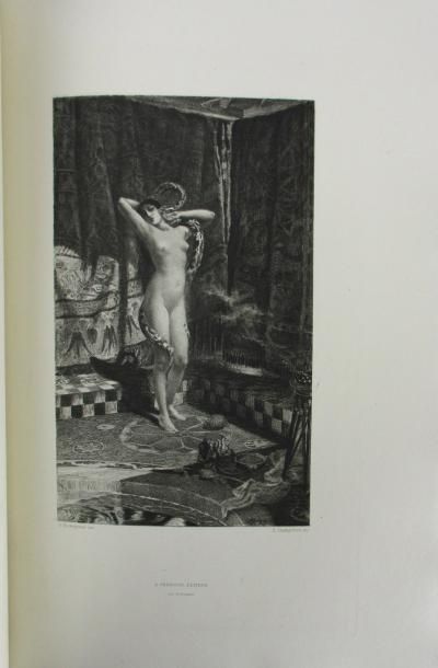 FLAUBERT (Gustave). Salammbô. Paris, Ferroud, 1900. 2 volumes in-4°, demi maroquin...