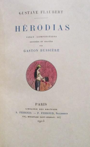 FLAUBERT (Gustave). Un coeur simple - Hérodias - La légende de Saint Julien l'Hospitalier...