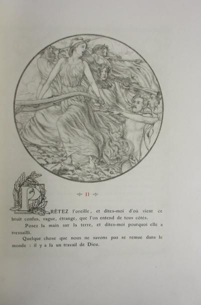 LAMENNAIS (F). Parole d'un croyant.
Paris, imprimé pour Charles Meunier, 1908.
Fort...