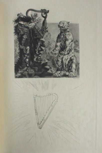 LECONTE DE LISLE. Poèmes barbares. Paris, A. Romagnol, 1914. 2 volumes fort in-4°....