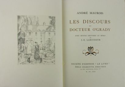 MAUROIS (A). Les silences du colonel Bramble. Paris, Le Livre, 1926 - Les discours...