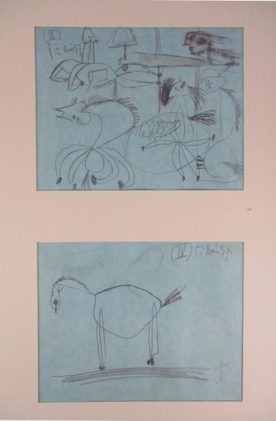 PICASSO (P). Guernica. Paris, Lebaud, 1990.
In-folio en feuilles, sous emboitage...