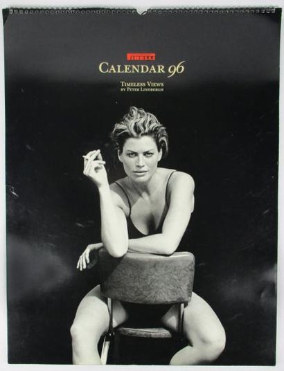 PIRELLI. Collection de 10 calendriers publicitaires de 1991-93-95-96-98-99- et 2000-01-02-03,...