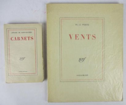 SAINT JOHN PERSE. Vents. Paris, Gallimard, 1946. In-4° broché, non coupé. Edition...