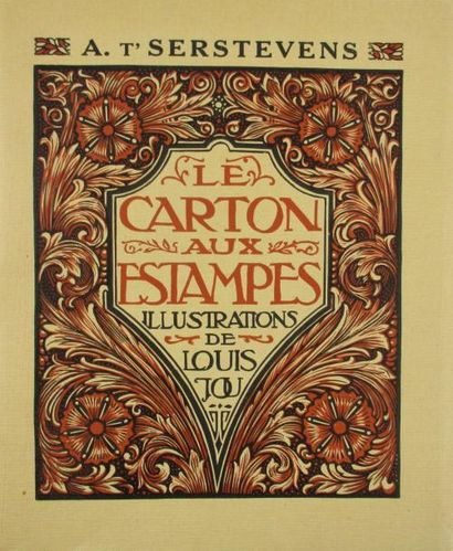 T'SERSTEVENS (A). Le carton aux estampes. Paris, Mornay, 1922. In-8 carré broché,...
