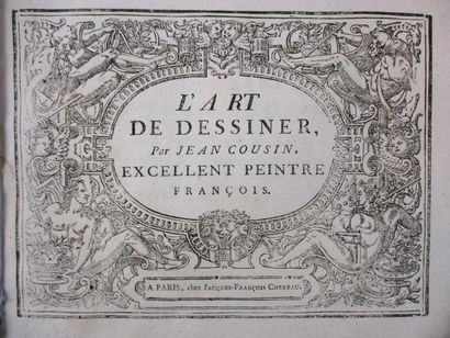 COUSIN (J). L'art de dessiner. Paris, chez J. F Chéreau, 1788.
In-4° oblong de 72...
