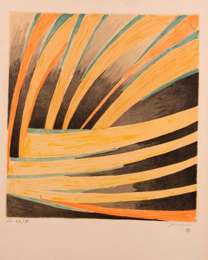 null Léopold SURVAGE (1879-1968). Rythmes colorés. Quatre lithographies en couleur....