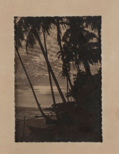 null Trois photographies du Vietnam et de la Polynésie, vers 1930