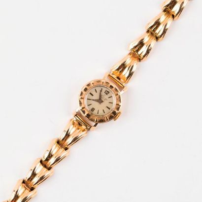 null Bracelet montre de dame Breitling Genève, années 1940. Tout or jaune 18 carat...