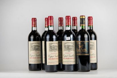 null Lot 8 Bts : 

2 Bts Château Capet-Guillier, Saint-Emilion Grand Cru, 1990. (niveaux...