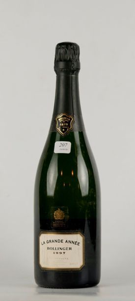 null 1 Bt Bollinger, La grande année, Champagne Brut, 1997.