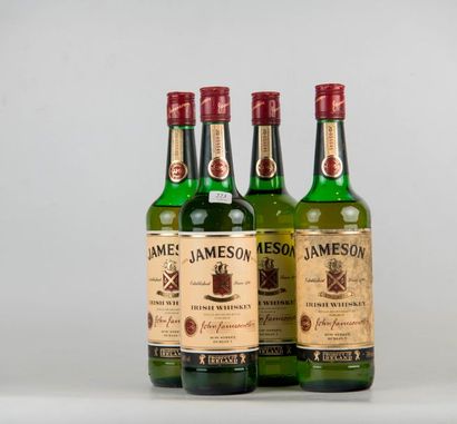 null 4 	Bts 		JAMESON irish whiskey		 Whisky, 70 cl, 40 % vol (étiquettes abimée...