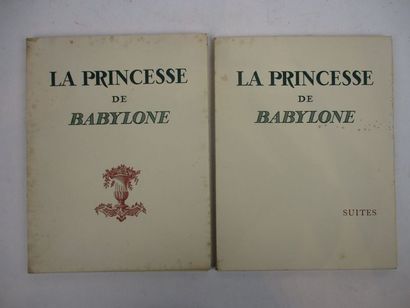 VOLTAIRE. La Princesse de Babylone. Paris, Javal et Bourdeaux, 1928. In-4° en feuilles,...