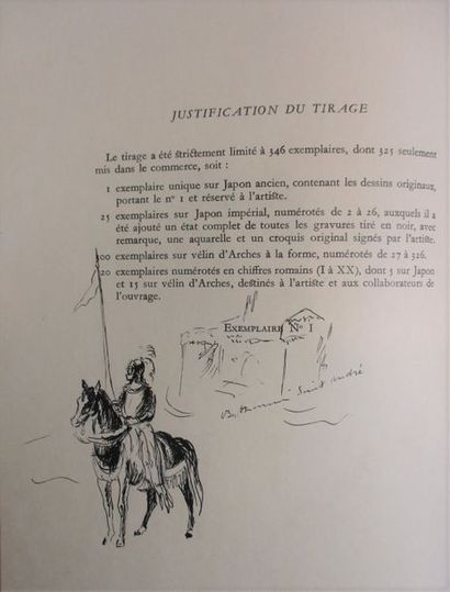 BOCCACE. Contes. Paris, Le Vasseur, 1931. 3 volumes in-4°, veau cerise, plats richement...