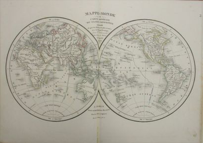 DELAMARCHE (Félix). Atlas de la géographie ancienne, du moyen-âge, et moderne, adopté...