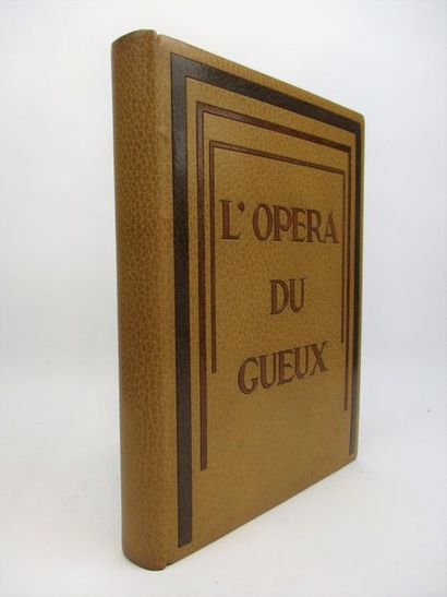 GAY (John). L'opéra du gueux. Traduction par A. de Saint-André, préface par André...