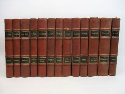 LOUYS (Pierre). Oeuvres complètes. Paris, Montaigne, F. Aubier, 1929-30. 13 volumes...