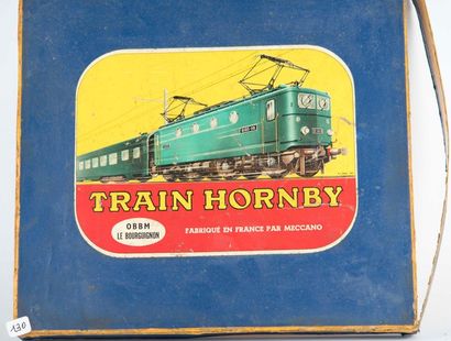 null Coffret Train Hornby en 0 «  OBBM le Bourguignon », bon état, dans sa boîte...