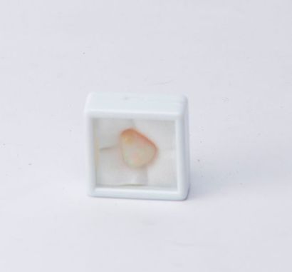 null Opale taillée en cabochon de 7 carats. Origine : Ethiopie