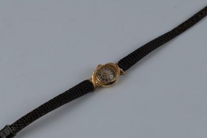 null OMEGA Montre bracelet de dame en or jaune 750 millièmes (18K) ER. Modèle des...