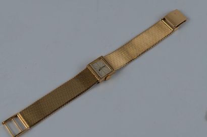 null UNIC. Bracelet montre de dame en or jaune 750 millièmes (18K) ER, le bracelet...