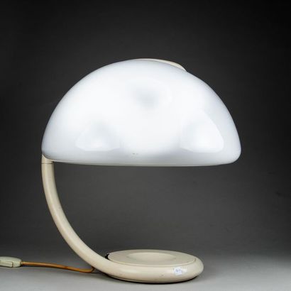 null Elio MARTINELLI (1921-2004) pour Martinelli Luce Lampe "Serpente" en métal laqué...