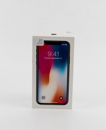 null *Un emballage iPhone X 256GB vide