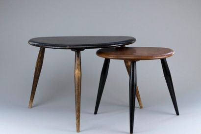 Lucian ERCOLANI (1888-1976). Deux tables...