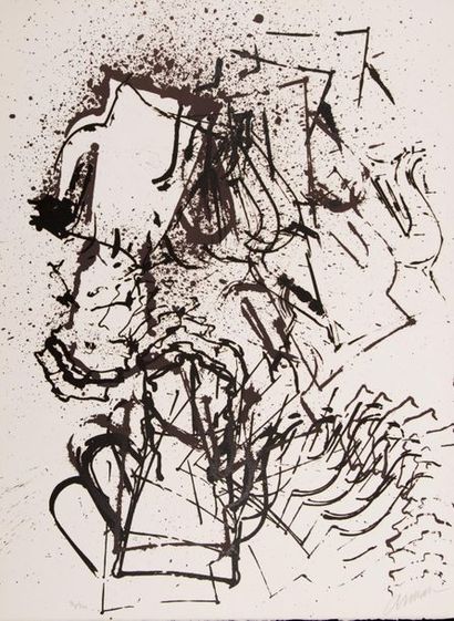  Fernandez ARMAN (1928-2005). L'intérieur des choses III : La cafetière. Lithographie...