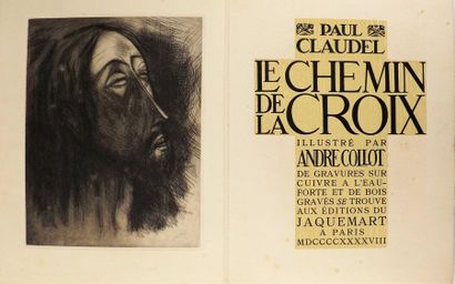 null CLAUDEL (P.). Le chemin de la croix. Paris, Editions du Jaquemart, 1948. In-4°...