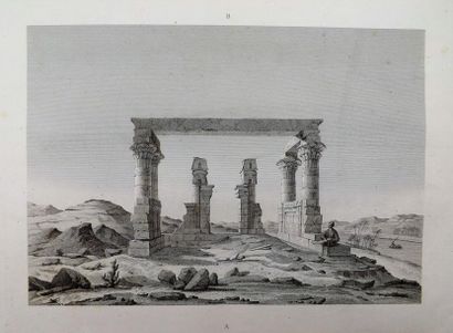 null GAU (Franz Christian). Antiquités de la Nubie, ou Monumens des bords du Nil...