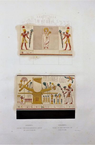 null GAU (Franz Christian). Antiquités de la Nubie, ou Monumens des bords du Nil...