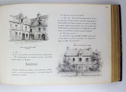 null [Bretagne]. CARNET DE VOYAGE ET DE DESSINS SUR L’ILE AUX MOINES – VANNES - BELLE-ILE....