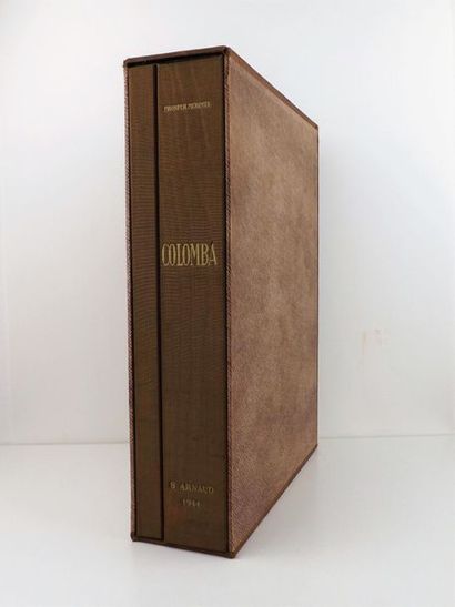 null MERIMEE (Prosper). Colomba. Paris, B. Arnaud, 1944. 2 volumes (dont 1 pour la...