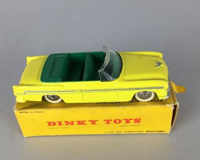 null Dinky Toys France, Chrysler " New Yorker" réf 24A, jaune intérieur vert, très...