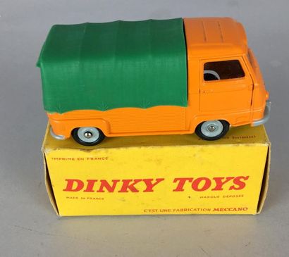 null Dinky Toys France, Pick- up "Estafette" Renault ref 563, orange bache verte,...