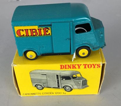 null Dinky Toys France, Camionnette Citroën 1200 kg, réf 561, turquoise " Cibié",...