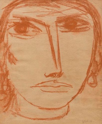 GILIOLI Emile (1911-1977). Portrait de l’épouse...
