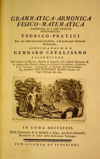 CATALISANO (Gennaro). Grammatica-armonica...