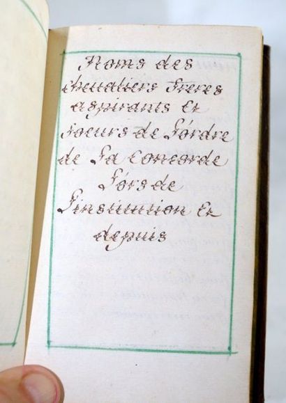 (Militaria) Manuscrit autographe du XVIII...