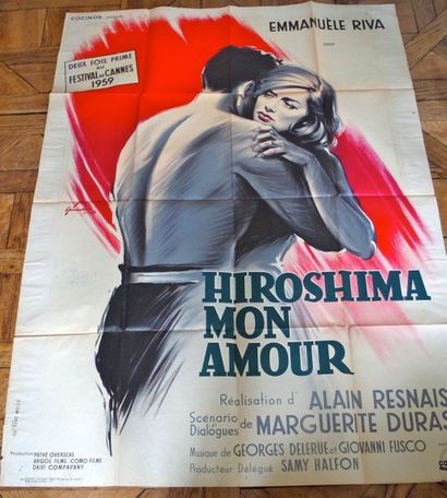 AFFICHES DE CINEMA - Hiroshima mon amour,...