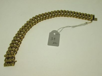 null 1 american gold mesh bracelet, humpbacked 36,9g AC