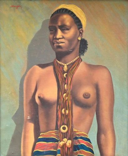BOYER André (1909-1981). Jeune femme d’Afrique...