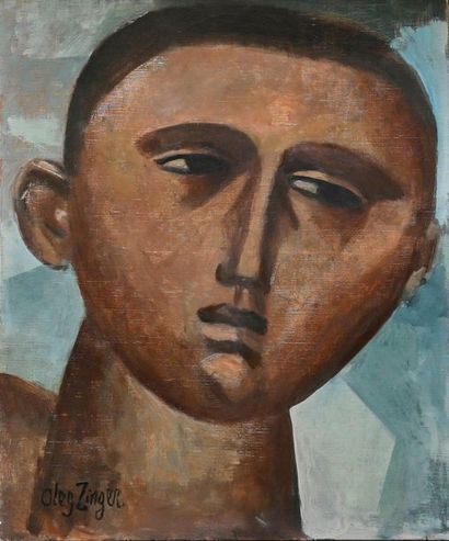 ZINGER Oleg (1910-1998). Portrait d’homme....