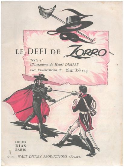 null Le défi de Zorro. Texte et Illustrations de Henri Dimpre avec l'autorisation...
