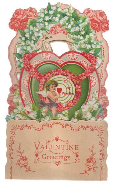“ Valentine Greetings”. Chromo (17,5 × 10,5...