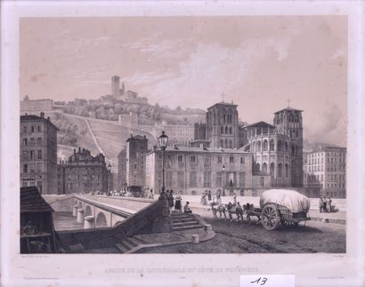 null 
Isidore Laurent DEROY (1797-1886)
Abside de la cathédrale et côte de Fourvière....